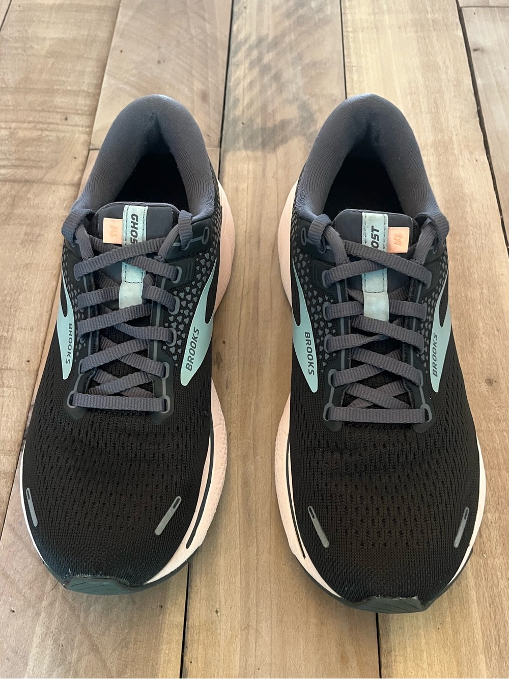 Brooks Ghost 14 Running Shoes Black/ Pink Women’s Size 8.5 Medium (B)